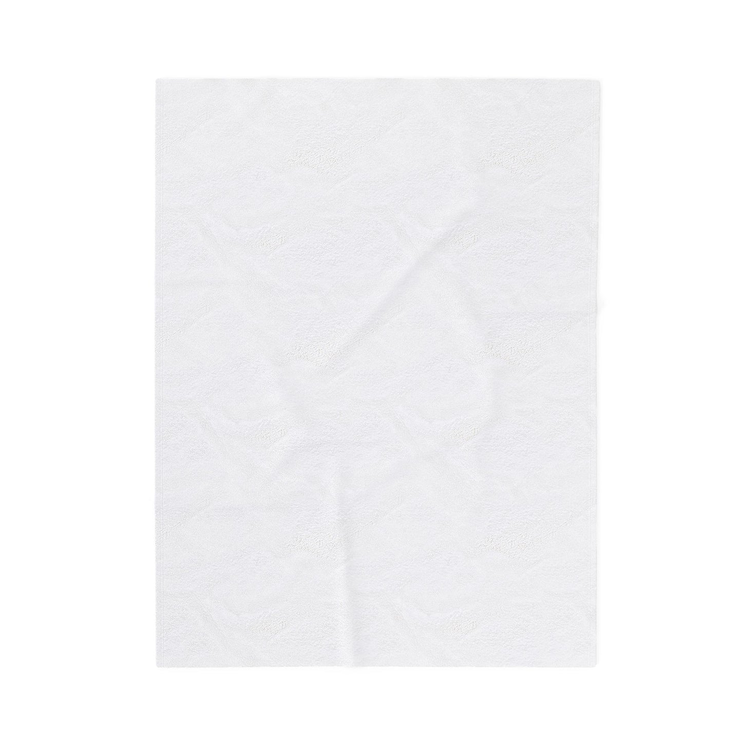 Tee Print Velveteen Plush Blanket