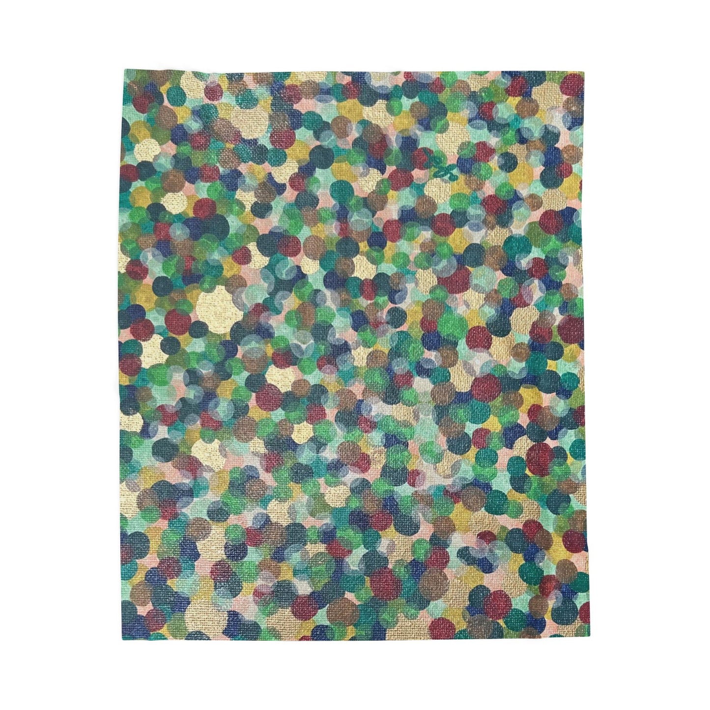 Mediterranean Print Velveteen Plush Blanket