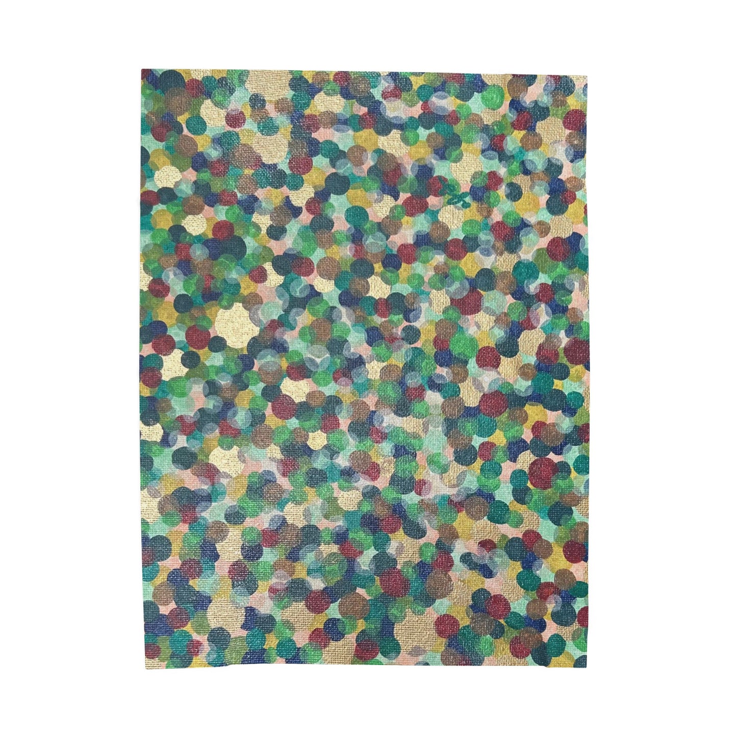 Mediterranean Print Velveteen Plush Blanket