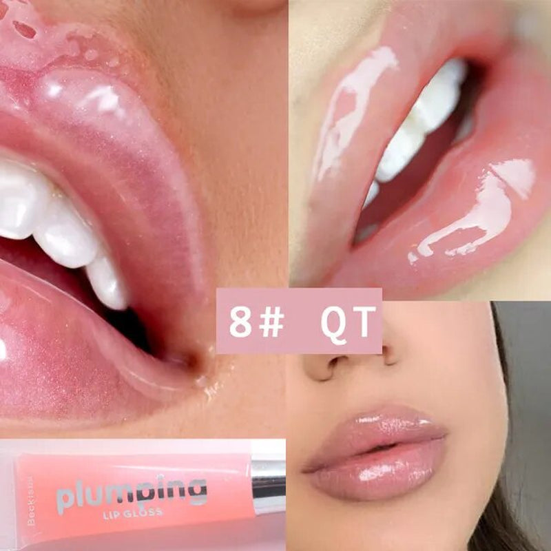 Glitter Plumping Lip Gloss Lip Plumper Makeup Moisturizing Nutritious Liquid Lipstick Volume Clear Lip Gloss Make up Lipgloss