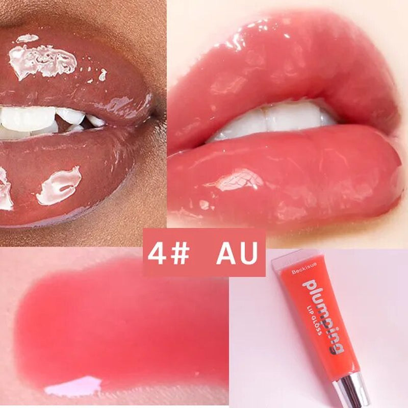 Glitter Plumping Lip Gloss Lip Plumper Makeup Moisturizing Nutritious Liquid Lipstick Volume Clear Lip Gloss Make up Lipgloss