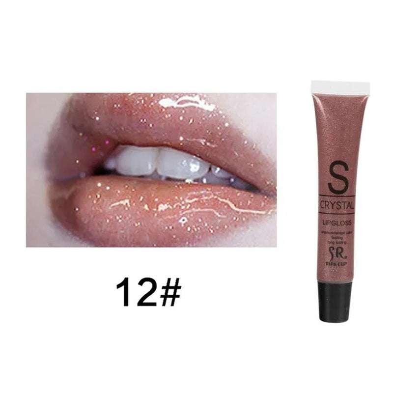 Glitter Plumping Lip Gloss Lip Plumper Makeup Moisturizing Nutritious Liquid Lipstick Volume Clear Lip Gloss Make up Lipgloss