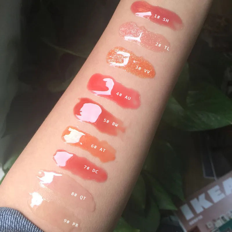 Glitter Plumping Lip Gloss Lip Plumper Makeup Moisturizing Nutritious Liquid Lipstick Volume Clear Lip Gloss Make up Lipgloss