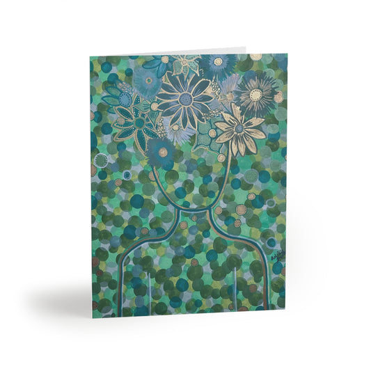 Green Goddess Greeting cards (8, 16, and 24 pcs)