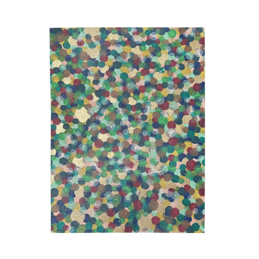 Mediterranean Print Velveteen Plush Blanket